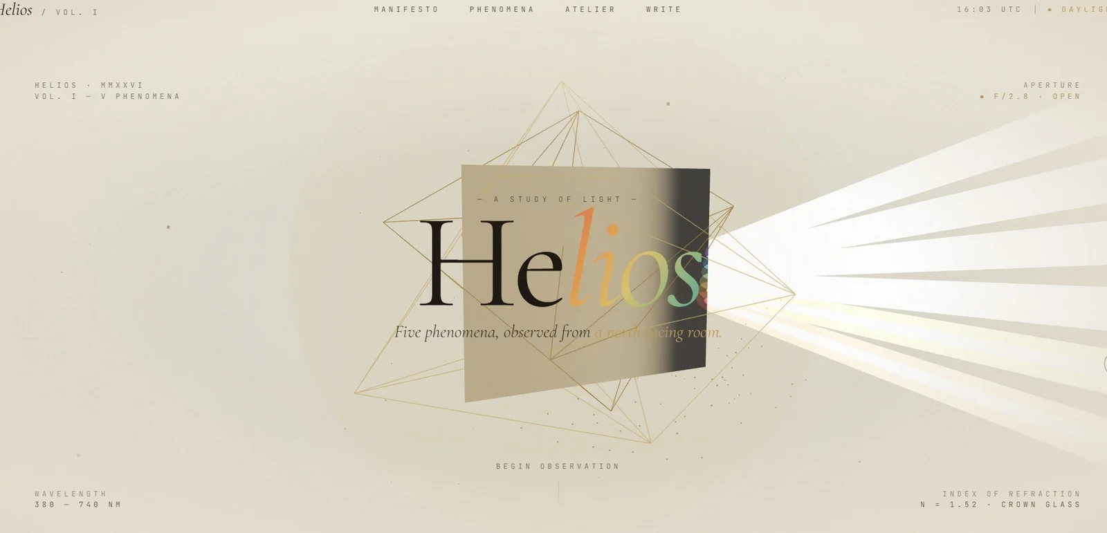 HELIOS homepage